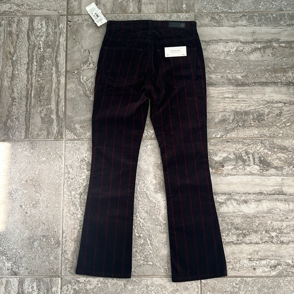 Adriano Goldschmeid The Jodi Crop High-Rise Slim Flare Crop Jeans, Size 24 NWT - Picture 5 of 10